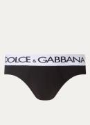 Dolce & Gabbana Slip met logoband