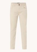 Boggi Milano Tencel slim fit jeans in lyocellblend met gekleurde wassi...