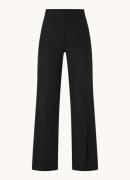 HUGO BOSS Himia high waist loose fit pantalon met steekzakken