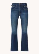 Lois Rikoyo high waist flared jeans met donkere wassing