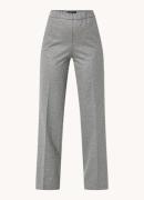 Gardeur High waist straight fit pantalon met lurex