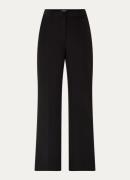 Bruuns Bazaar Eleza high waist wide fit pantalon met steekzakken