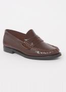 Dune London Ginnie loafers van leer