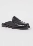 Dune London Goya loafer van leer