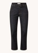 Josephine & Co Andrew high waist straight leg cropped jeans met donker...