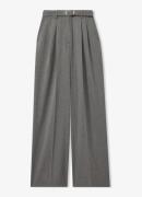 Reiss Freja high waist wide fit pantalon met ceintuur