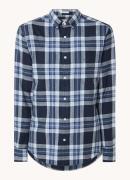 Gant Tartan regular fit overhemd met ruitdessin en borstzak