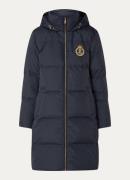 Ralph Lauren Longline puffer jas met donsvulling en capuchon