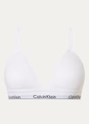 Calvin Klein Bralette met uitneembare vulling en logoband