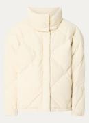 Benetton Puffer jack met donsvulling en quilt patroon