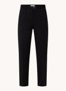 Sandro High waist straight fit pantalon met steekzakken