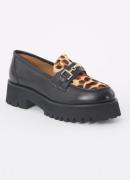 Dune London Groundbreaking loafer van leer