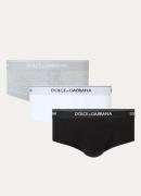 Dolce & Gabbana Brando slip met logoband in 3-pack