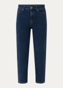 ba&sh Dona high waist slim fit cropped jeans met donkere wassing