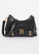 Balmain B-Buzz Hobo schoudertas van kalfsleer met logo