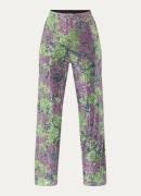 Refined Department Nova high waist wide fit pantalon met pailletten