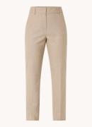 Claudia Sträter Mid waist tapered fit pantalon met steekzakken