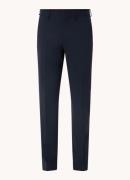 Sandro Slim fit pantalon van scheerwol met steekzakken