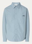 Calvin Klein Regular fit overshirt met borstzak