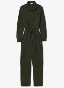 Reiss Nina straight fit jumpsuit met strikceintuur