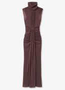 Reiss Daniella maxi jurk met halve col en plooidetail