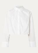 Co'Couture Dandy cropped blouse met kraag