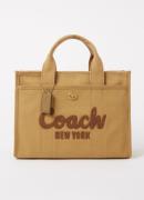 Coach Cargo handtas van canvas met logoborduring