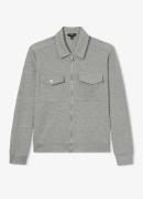 Reiss Medina regular fit overshirt met gemêleerd dessin