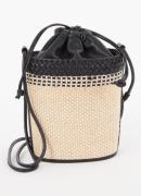 Hereu Palau crossbodytas met leren details