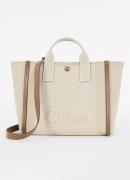 Chloé Carry shopper met logo en afneembare schouderriem