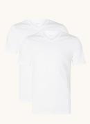 HUGO BOSS T-shirt met V-hals in 3-pack