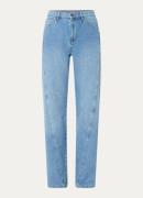 Pennyblack Puddle high waist straight leg jeans met lichte wassing