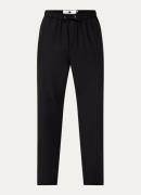 New Amsterdam Surf Association Loose fit pantalon in wolblend met trek...