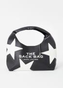 Marc Jacobs The Sack schoudertas van leer met print en uitneembaar etu...