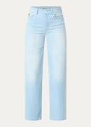 Lois High waist flared leg jeans met lichte wassing