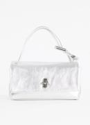 Marc Jacobs The Lil Link handtas van leer met metallic finish