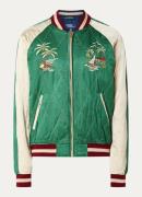 Ralph Lauren Bomberjack met quilt patroon en borduring