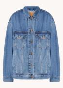 Levi's Oversized spijkerjas in lyocellblend met steekzakken