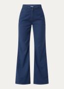 Gerard Darel Loreen high waist flared jeans in linnenblend