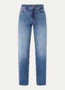 Mos Mosh MMRelee high waist straight leg jeans met medium wassing