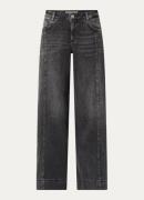 Mos Mosh MMReem mid waist wide leg jeans met steekzakken