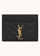 Saint Laurent Cassandre Matelassé pasjeshouder van quilted lamsleer