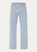 Levi's Straight leg jeans met streepprint