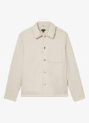 Reiss Hyde gewatteerd overshirt met steekzakken