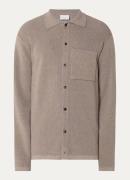 Profuomo Luxury overshirt in lyocellblend met borstzak