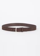 Boggi Milano Riem van nubuck met structuur