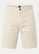 HUGO BOSS Straight fit korte chino met steekzakken