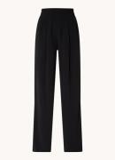 by-bar Benji high waist wide fit pantalon met steekzakken