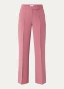 Aaiko Chantalle high waist wide fit pantalon met persplooi en structuu...