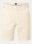 HUGO BOSS H-Slice straight fit korte chino met steekzakken